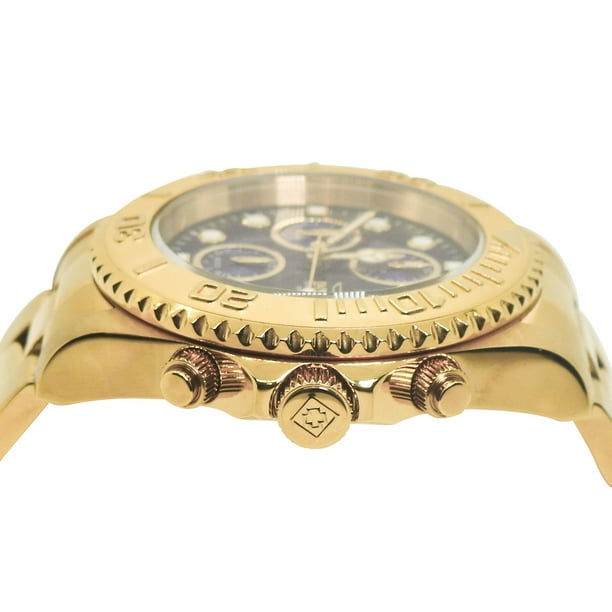Invicta Men's Pro Diver Quartz 43.5mm Gold, Blue Dial - Samsclub.com
