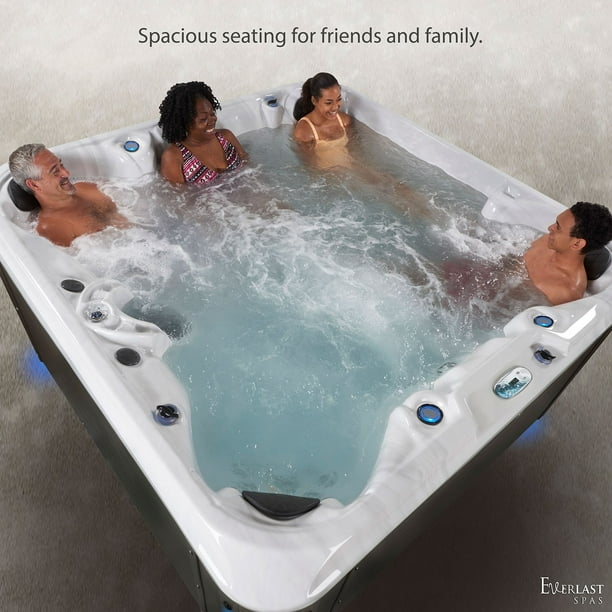 Everlast Spas Indulgence 7-Person 100-Jet Acrylic Spa, Choose
