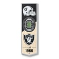 thumbnail image 1 of YouTheFan NFL 6" x 19" 3D Stadium View Banner, 1 of 6