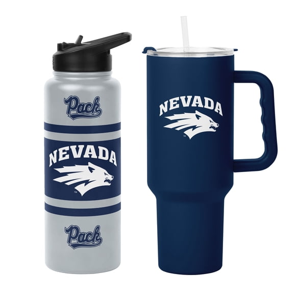 Logo Brands Nevada Wolf Pack Tumbler Set
