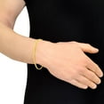thumbnail image 4 of Diamond Cut Franco Chain Bracelet in 14K Gold, 4 of 4