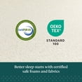 thumbnail image 7 of Zinus Night Therapy 3” Green Tea Mattress Topper with TENCEL Blend Cover, Assorted Sizes, 7 of 9