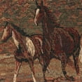 thumbnail image 6 of Wild Horses Rustic Faux-Leather Sleeper Sofa, 6 of 15