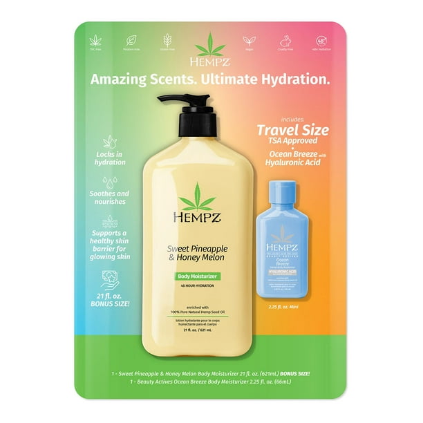 Hempz Hydrating Herbal Body Moisturizer Pack - Samsclub.com