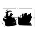 thumbnail image 3 of Porcelain Santa Sleigh with Reindeer, 3 of 3