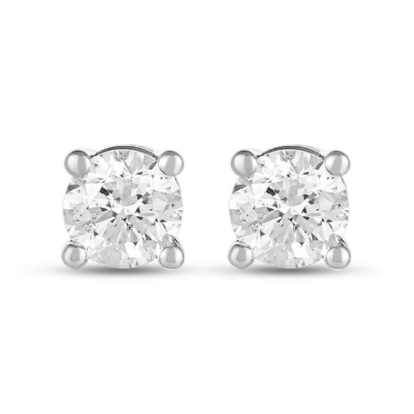 0.38 CT. T.W. Round Diamond Earrings in 14K Gold