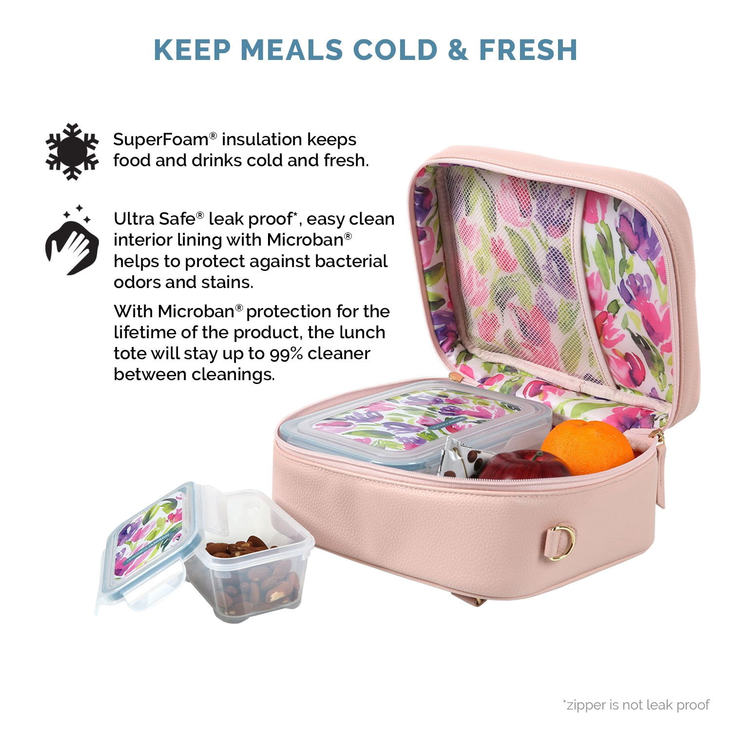Stylische Isolierte Lunchbox Mit Wolf-Muster – Für Schule, Arbeit, Picknick & Unterwegs