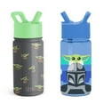 thumbnail image 1 of Simple Modern Kids Disney Water Bottle 2-Pack Set, 16-oz. Break Resistant Plastic & 14-oz. Stainless Steel with Straw Lid, Assorted Designs, 1 of 5