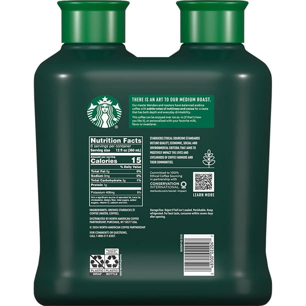 Starbucks Unsweetened Iced Coffee, Medium Roast, 48 fl. oz., 2 pk. -  Samsclub.com