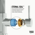 thumbnail image 7 of VIGO Pull-Out Spray Kitchen Faucet, Chrome Finish, 7 of 16