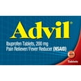 thumbnail image 5 of Advil Pain Reliever and Fever Reducer, Ibuprofen 200mg Tablets, 100 ct., 5 of 5