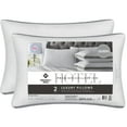 thumbnail interactive-video image 1 of Member's Mark 2-Pack Hotel Premier Collection Bed Pillows, Assorted Sizes, 1 of 7