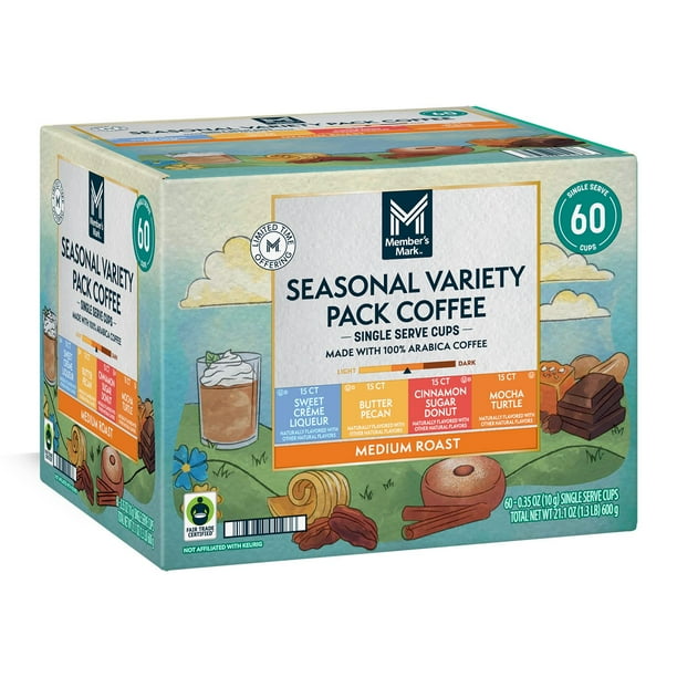 Member's Mark Medium Roast Spring Seasonal Coffee Pods, Variety