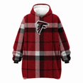 thumbnail image 1 of Pegasus Sports Atlanta Falcons Wearable Sherpa Throw, 1 of 7