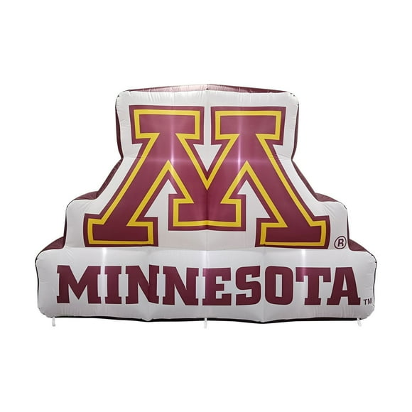 Logo Brands Minnesota Golden Gophers Pre-Lit 7’x10’ Team Inflatable