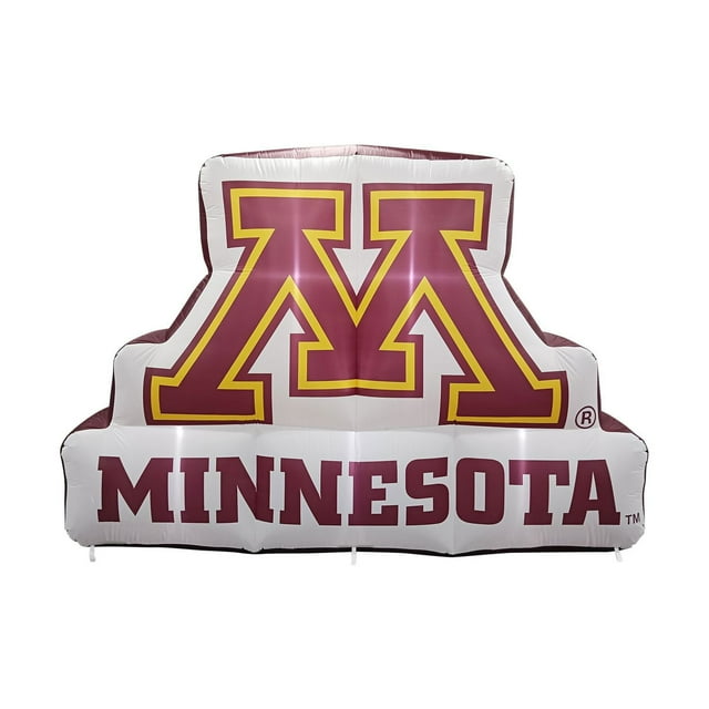 Logo Brands Minnesota Golden Gophers Pre-Lit 7’x10’ Team Inflatable