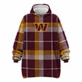thumbnail image 1 of Pegasus Sports Washington Commanders Wearable Sherpa Throw, 1 of 6