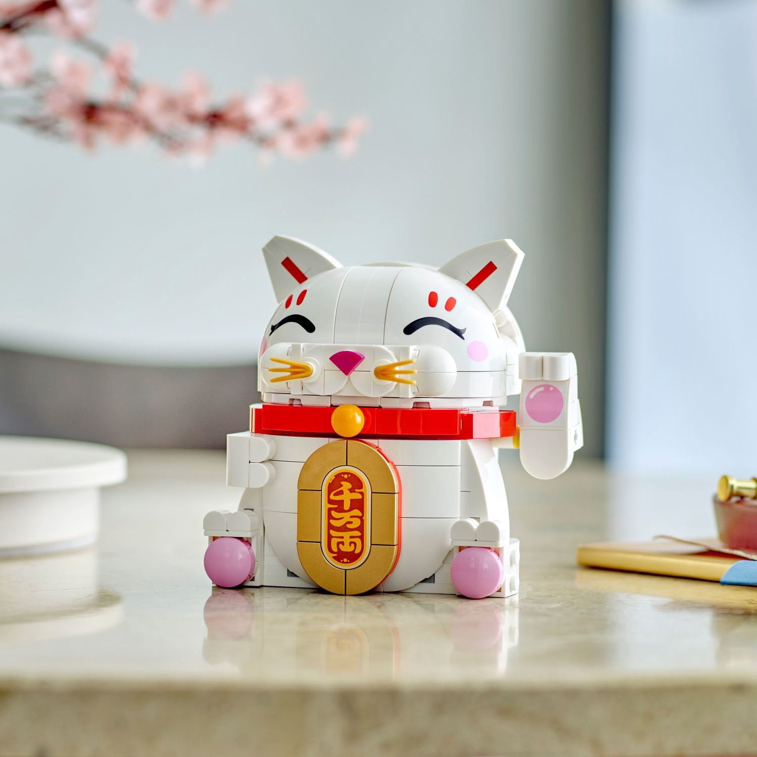 LEGO Lucky Cat Building Toy for Kids, 280 pc.