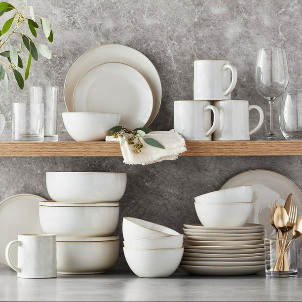 Member's Mark 8-Piece Oversized Bowl & Appetizer Stoneware Set