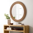thumbnail image 2 of Member's Mark Round Honey Wood Mirror, 2 of 6