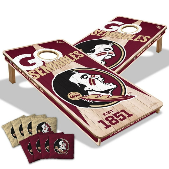 YouTheFan Florida State Seminoles 2'x4' Cornhole Board Set