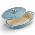 thumbnail image 2 of Tramontina 3-QT. Cast Iron Au Gratin with Lid, 2 of 8