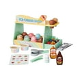 thumbnail interactive-video image 1 of Member's Mark Tabletop Wooden Ice Cream Shop Playset, 1 of 9
