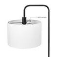 thumbnail image 4 of Globe Electric Barden Floor Lamp in Matte Black with Linen Shade and LED Bulb, 4 of 9