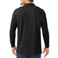 thumbnail image 3 of Member's Mark Men's Long Sleeve Stretch Pique Polo, 3 of 5