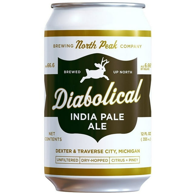 North Peak Diabolical India Pale Ale, 12 fl. oz. can, 15 pk.