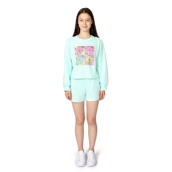 Roxy Girls 2-Piece Short and Long Sleeve Tee Set
