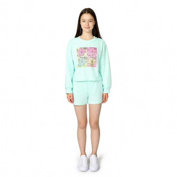 Roxy Girls 2-Piece Short and Long Sleeve Tee Set - Samsclub.com