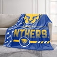 thumbnail image 2 of Logo Brands Pittsburgh Panthers 60"x70" Super Plush Blanket, 2 of 7