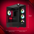 thumbnail image 13 of iBUYPOWER Element Gaming PC Desktop - AMD Ryzen 5 9500F, AMD Radeon RX 9060 8GB, 16GB DDR5 RAM, 1TB NVMe SSD, 13 of 15