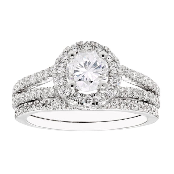 1.50 CT. T.W. Diamond Bridal Set in 14K Gold