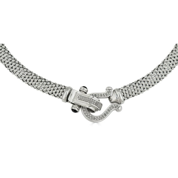 ミュージシャン MACARONI WESTERNS HORSE SHOE NECKLACE MACARONI WESTERNS HORSE SHOE NECKLACE Diamond Horseshoe Necklace