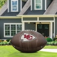 thumbnail image 2 of Logo Brands Kansas City Chiefs Pre-Lit 10'x6' Inflatable Football, 2 of 6