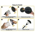 thumbnail image 3 of Member's Mark Matte Black LED Solar Path Lights, 4-pack, 3 of 5
