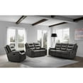 thumbnail image 1 of Waylen Top-Grain Leather Reclining 3-Piece Set, Assorted Colors, 1 of 19
