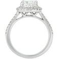 thumbnail image 4 of 2.60 CT. T.W. Cushion Cut Double Halo Diamond Ring in 18K Gold, 4 of 4