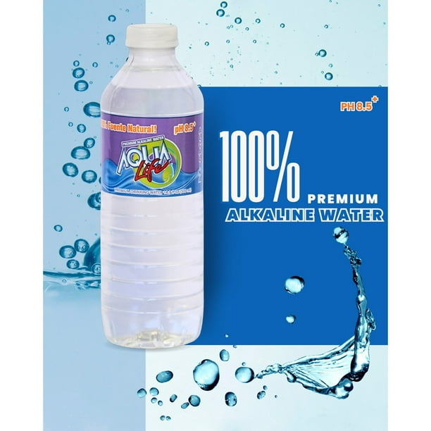 Aqua Life Natural Alkaline Water, pH 8.5–9.5, 16.9 fl. oz., 24 pk