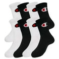 thumbnail image 1 of Champion Kids 8-Pack Crew Sock, 1 of 4