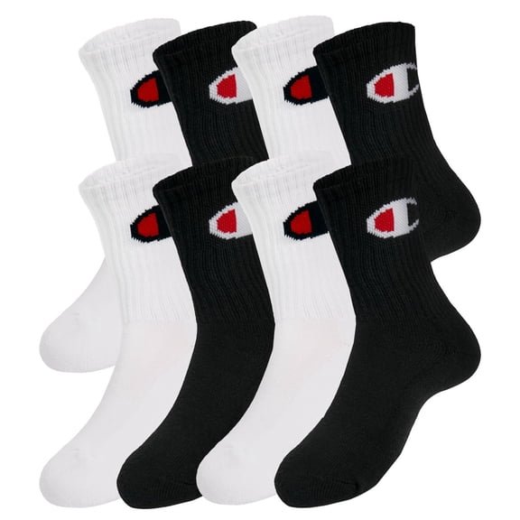 Champion Kids 8-Pack Crew Sock