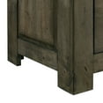 thumbnail image 4 of Memphis 5-Drawer Rubberwood Chest with Metal Pulls, Antique Grey, 4 of 5