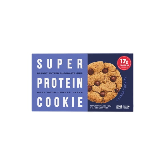 Wella Peanut Butter and Chocolate Chip Protein Cookies, 2.4 oz., 6 ct.