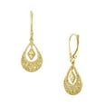 thumbnail image 1 of Diamond Cut Filigree Design Teardrop Earring in 14K Gold, 1 of 4