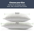 thumbnail image 5 of GhostBed 2-Pack Shredded Memory Foam Pillow, Assorted Sizes, 5 of 8