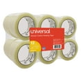 thumbnail image 1 of Universal General-Purpose Acrylic Box Sealing Tape, 48mm x 100m, 3" Core, Clear, 12/Pack, 1 of 6
