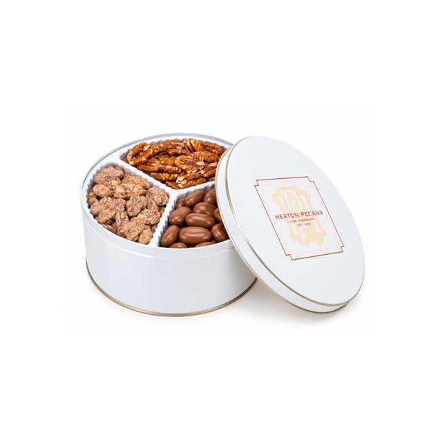Heaton Pecans, Chocolate-Covered, Oven Roasted/ Salted, and Praline