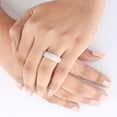 thumbnail image 5 of Round Cut Pavé Diamond Band in 14K Gold, 5 of 6